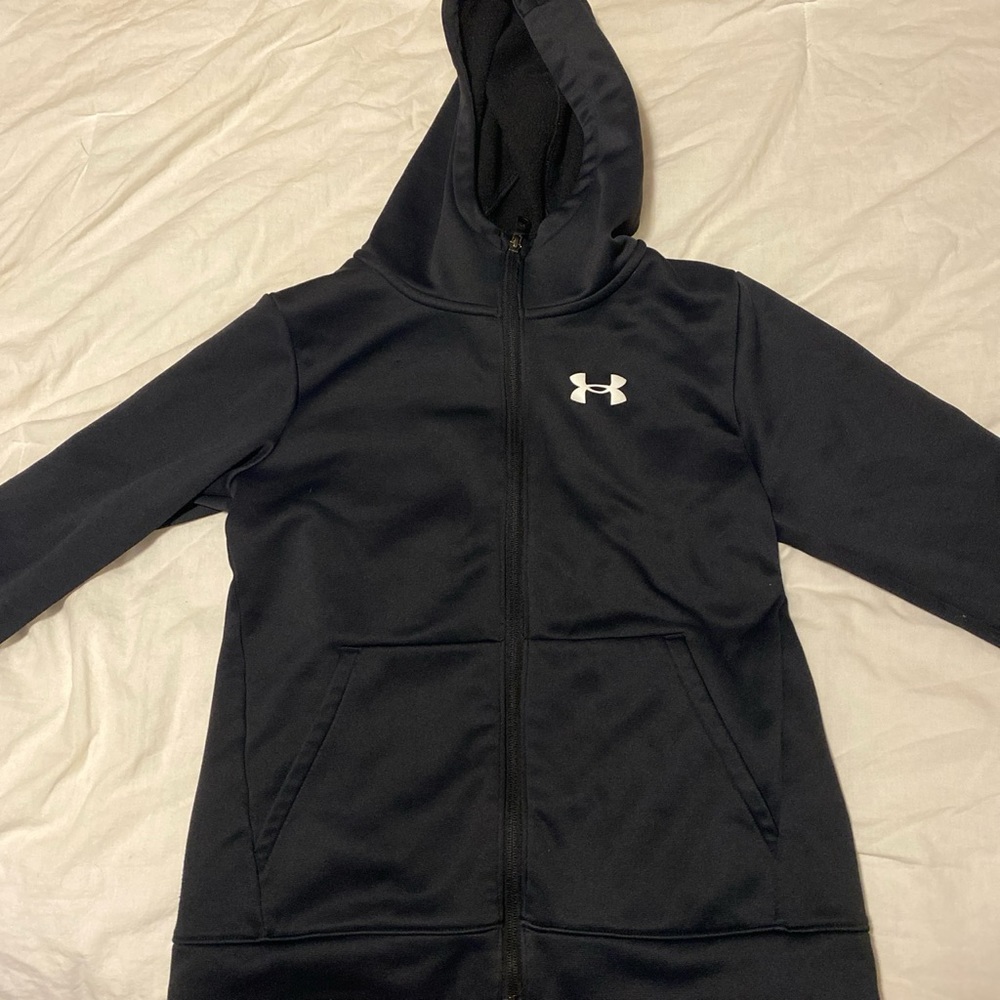 Under Armour Black Jacket Youth Large